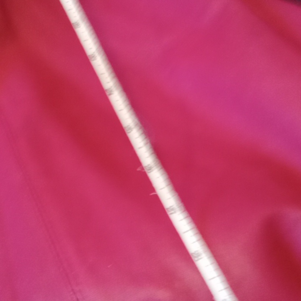 VINTAGE 80's Magenta Leather /Suede Dress - Picture 12 of 13